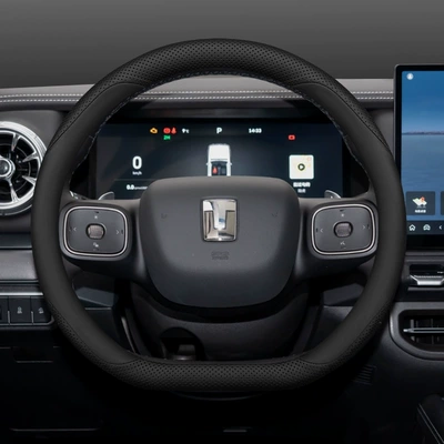 Steering wheel cover | Three Hundred 500Hi4T Four Seasons - 25-tanks-300-d-type-black-model-ultra-thin-default