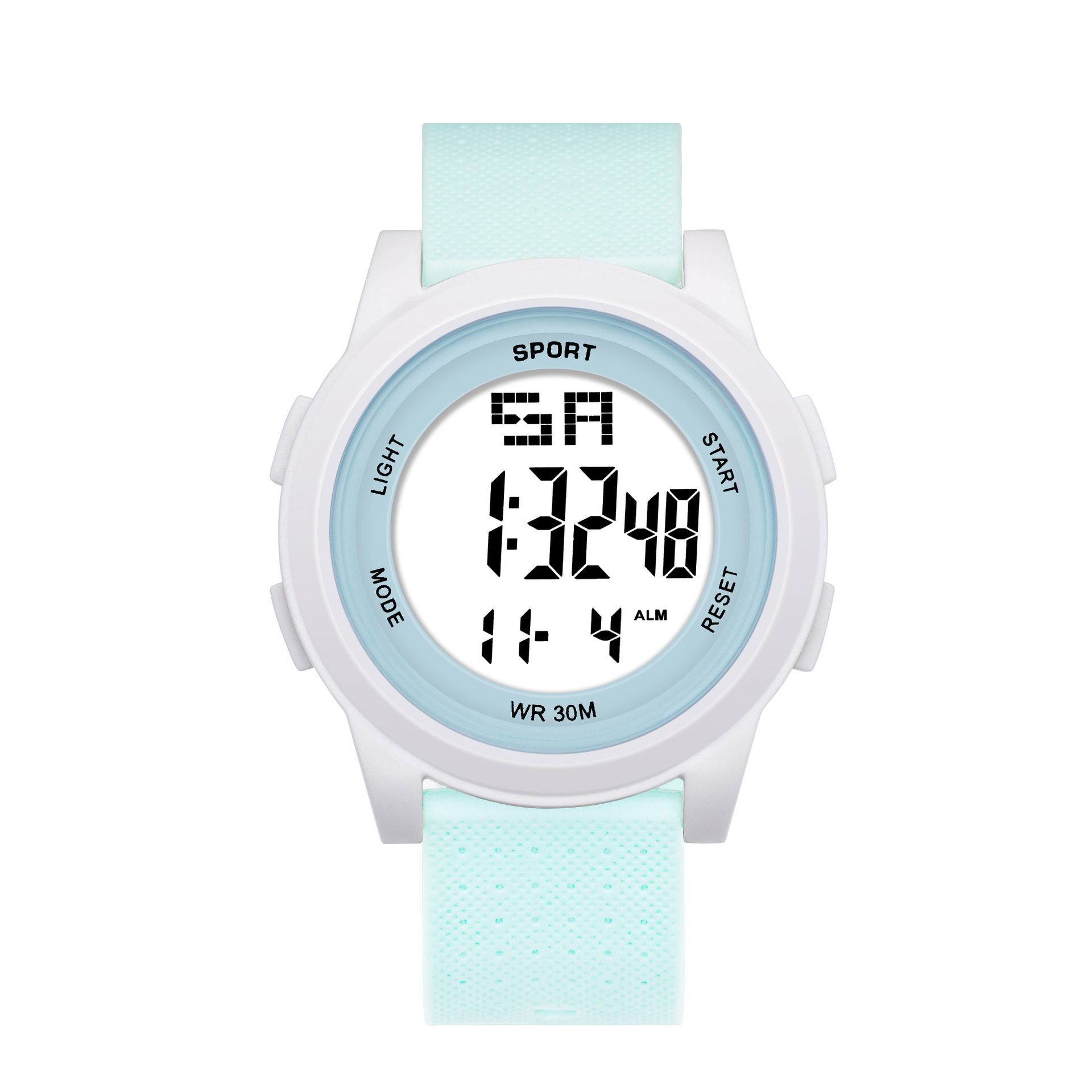 Nuevo reloj deportivo electrónico para estudiantes, estilo dulce y moderno, con diseño de macaron, para niñas de secundaria.