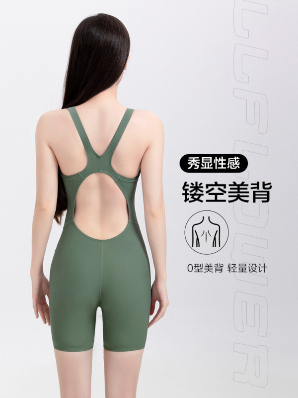 专业泳衣女训练平角连体运动款2025新款连体塑身专业竞速泳衣女|undefined