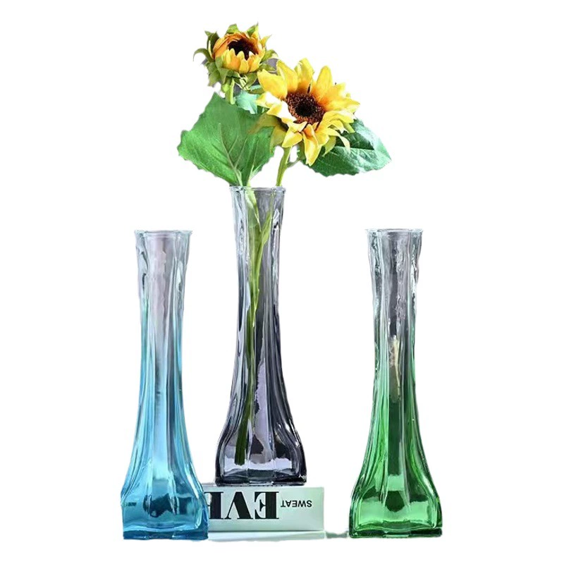 Креативный цвет маленький рот Талия стеклянная ваза прозрачная ваза небольшого размера гидропонная Лилия Цветок настольные декоративные украшения