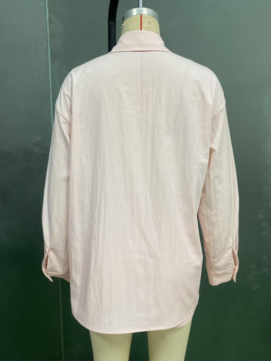 GraceChic Herbst 2025 Neue grenzüberschreitende Außenhandels-Langarmhemd-Shorts-Cardigan-Zweiteiler im europäischen und amerikanischen Stil_voghion.com