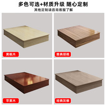酒店专用床箱床架单身公寓快捷酒店床民宿宾馆家具标间全套工厂