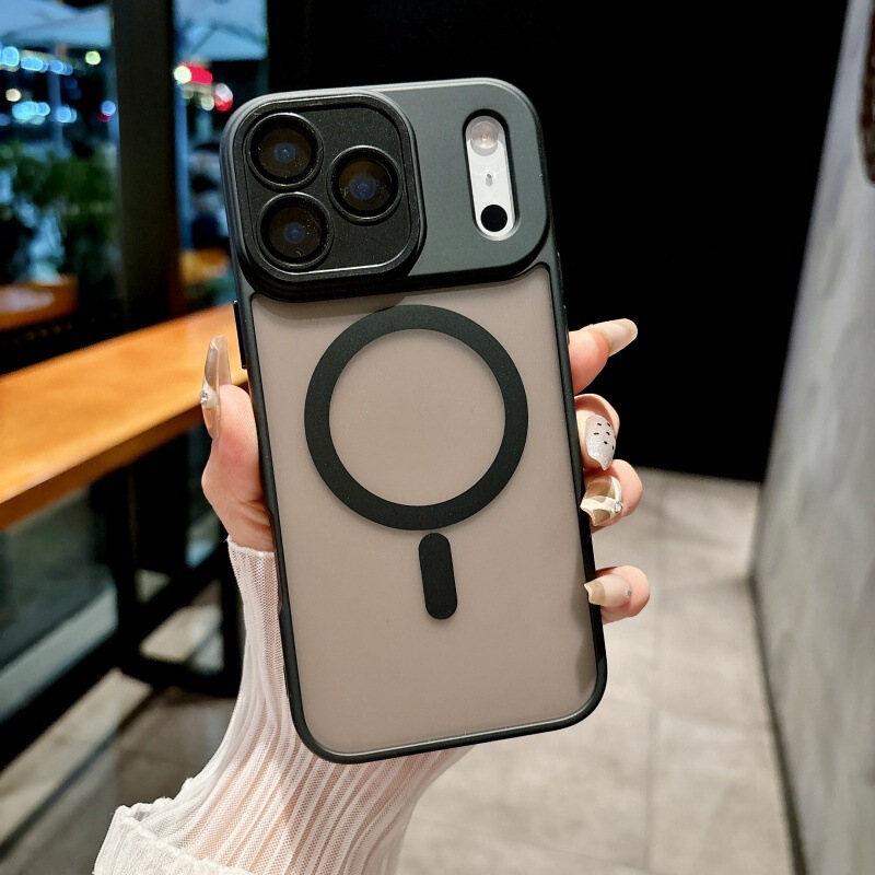 适用iPhone17PROMAX雅盾肤感磨砂磁吸手机壳苹果16全包镜头膜防摔|undefined