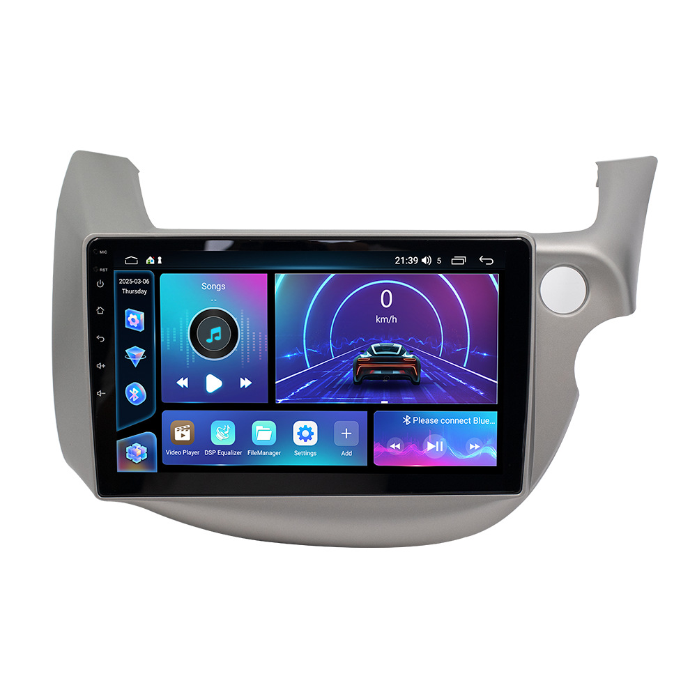 Aplicable a 08 - 13 Honda Fit Right Peptide Android navegación de automóviles Fang Yitong cuatro núcleos / ocho núcleos pantalla de control central