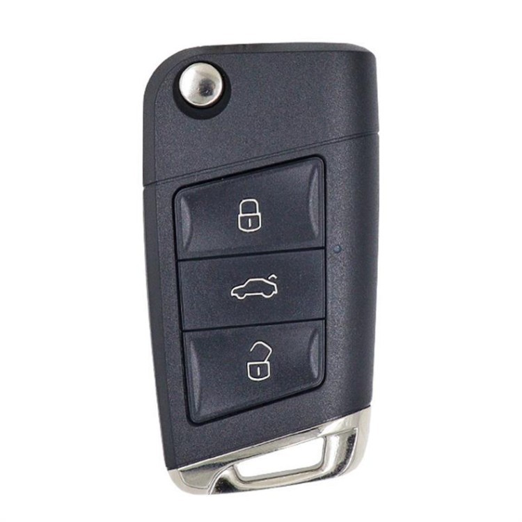 Suitable for Volkswagen 3-button Skoda modified folding remote control car key shell