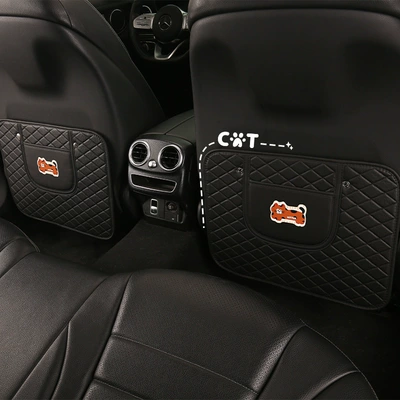Pad with Storage Bag, Chair back anti-kick pad