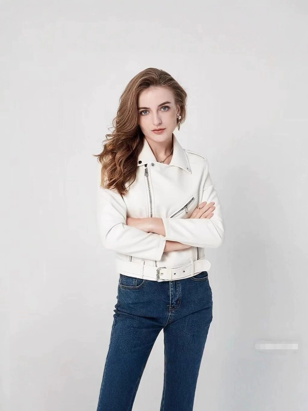 Куртка демисезонное полиуретановое термобелье с молнией, для импорта, slim fit