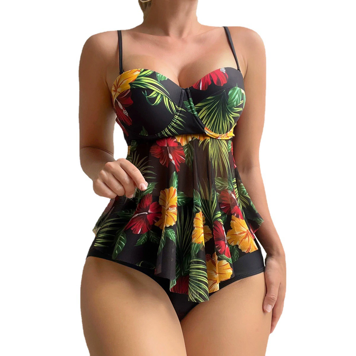 Sexy раздельный купальник в стиле Европа, оптовая торговля