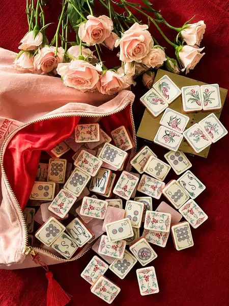 (New Product) Eight Immortals Acrylic Mahjong Manufacturer Wholesales Eight Immortals High-End American-Style Mahjong
