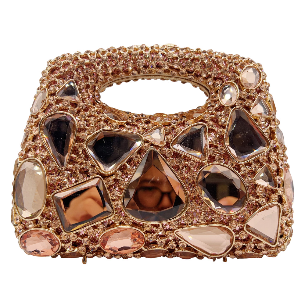 Nuevo bolso de cena de diamantes de cristal bolso de hombro bolso de mujer bolso de fiesta de Europa y América bolso de piedra