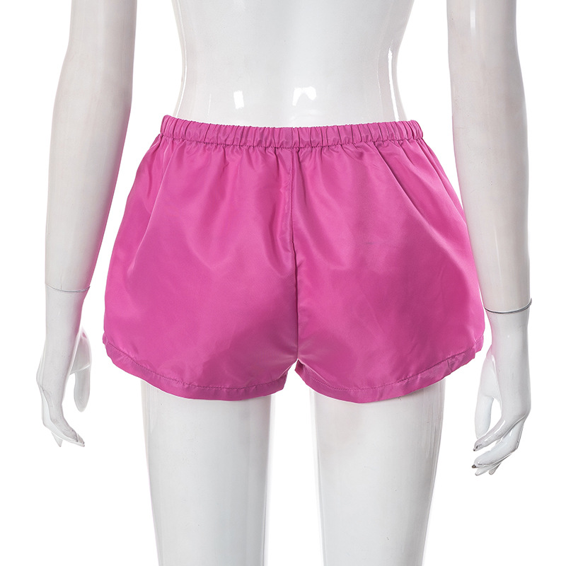 Women Clothing Summer Pocket Top Shorts Set for Women