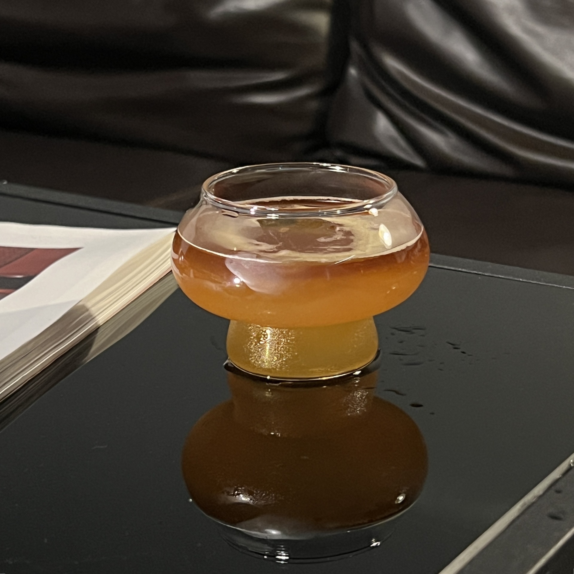 Creativa y encantadora taza de hongos, taza de vidrio transparente, taza de café de pequeña capacidad, taza de latte, taza de hielo, taza de extracto frío, taza especial