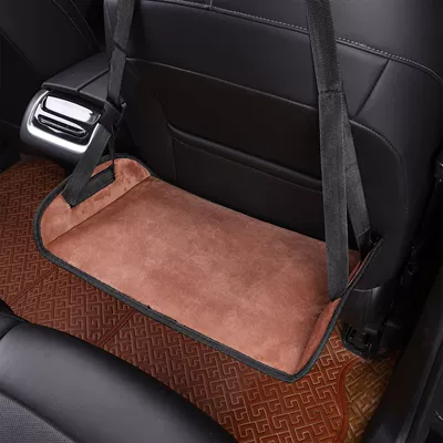 Children and Adults, Travel Self-Driving — Universal Foot Pad - chenille-coffee-brown-plastic-hollow-board-environmentally-friendly-and-durable