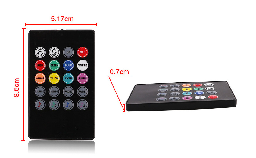 Direct sales 1 Drag 4-5050 colorful voice control car chassis light atmosphere light decorative light car bottom light 90 * 120cm