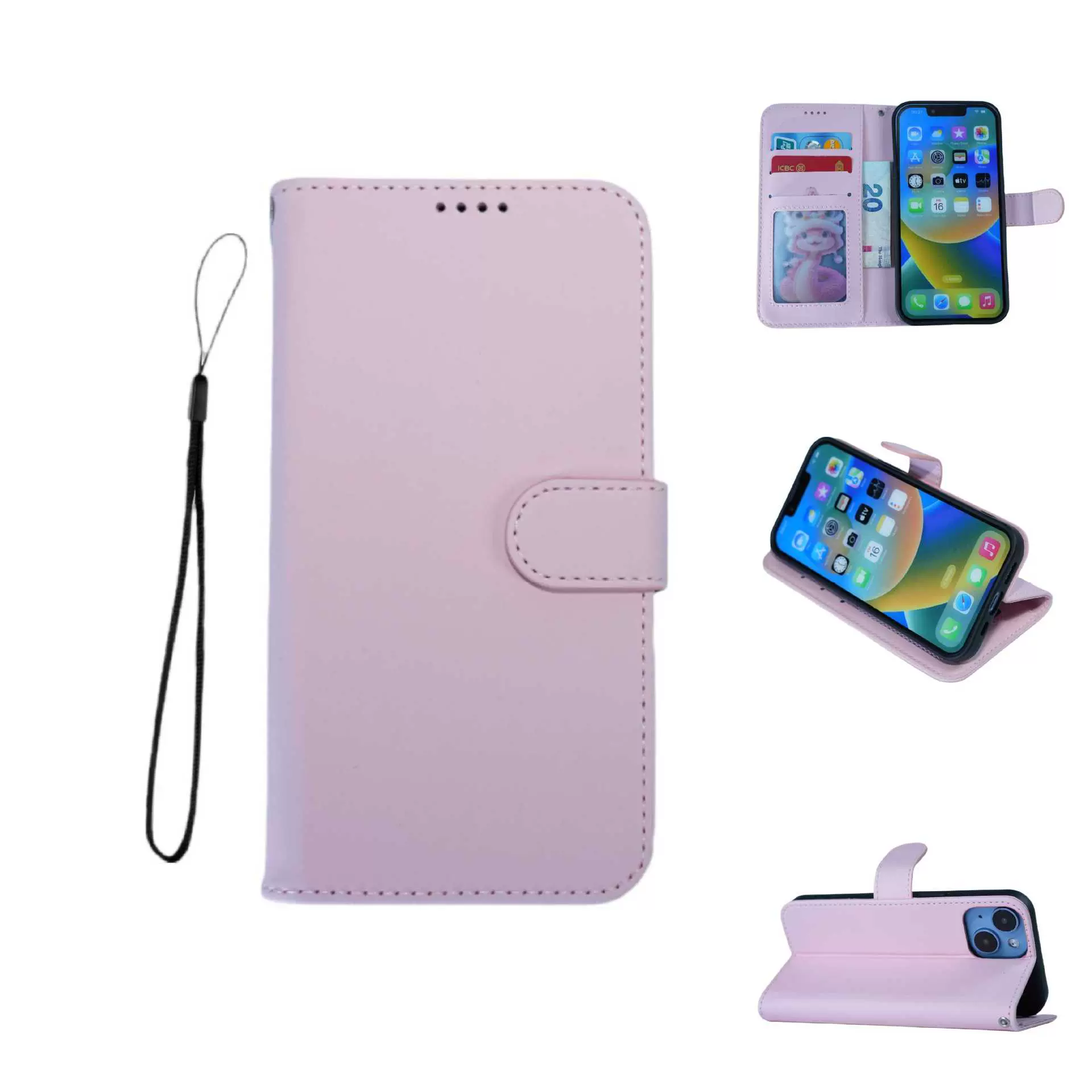 三星A16手机壳iphone17手机皮套插卡钱包保护套