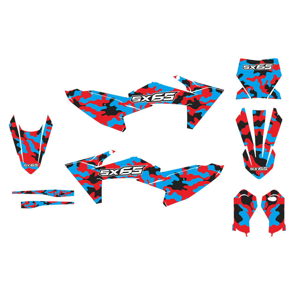 Para KTM SX65 SX 65 2024 - 2026 pegatinas de carcasa de motocicleta todoterreno pegatinas impermeables a prueba de arañazos image 8
