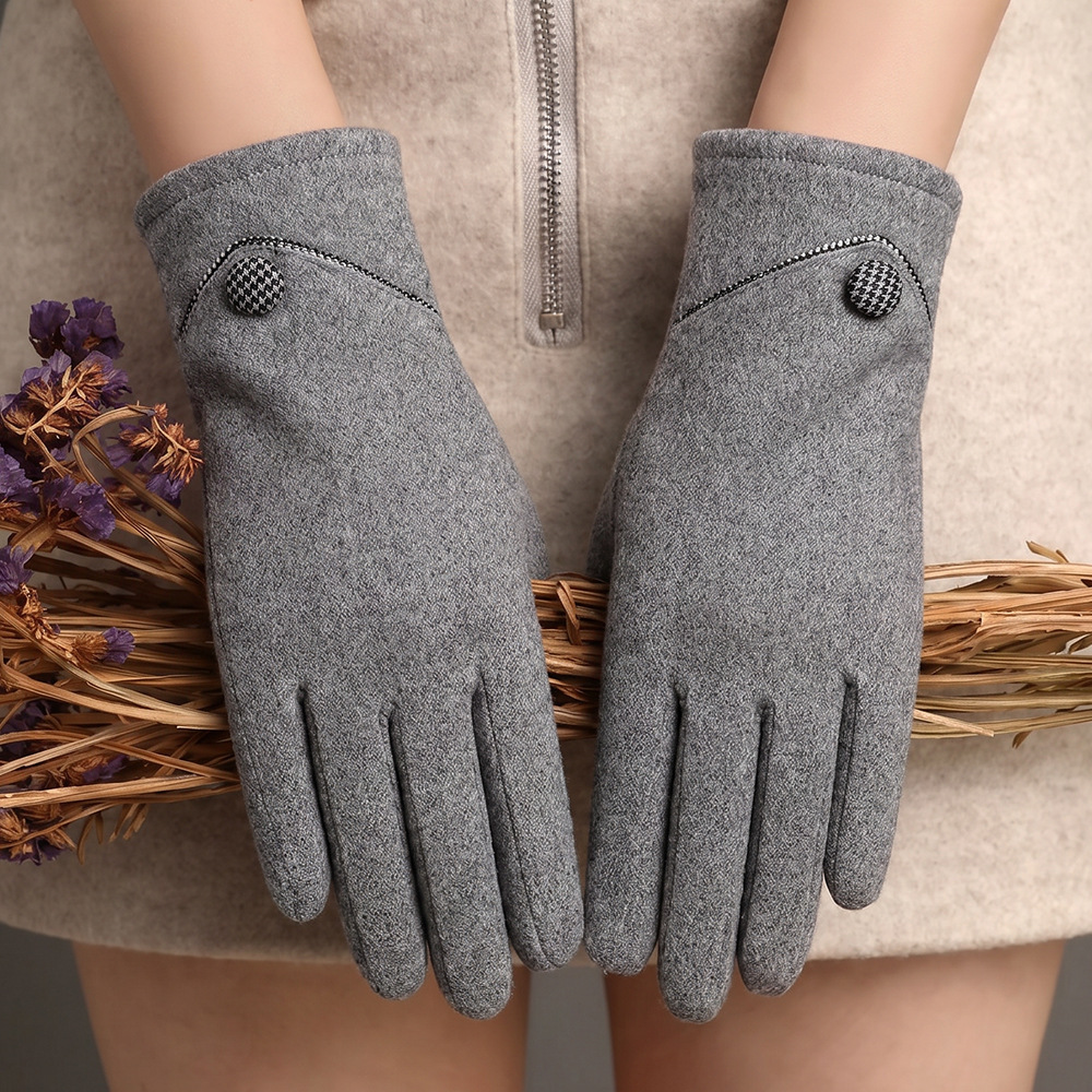 Guantes Térmicos de Felpa para Mujer de Poliéster Antideslizante, Pantalla táctil, Térmico para Ciclismo y Uso Exterior image 30