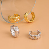 Брендовые минималистичные глянцевые модные универсальные серьги, в корейском стиле