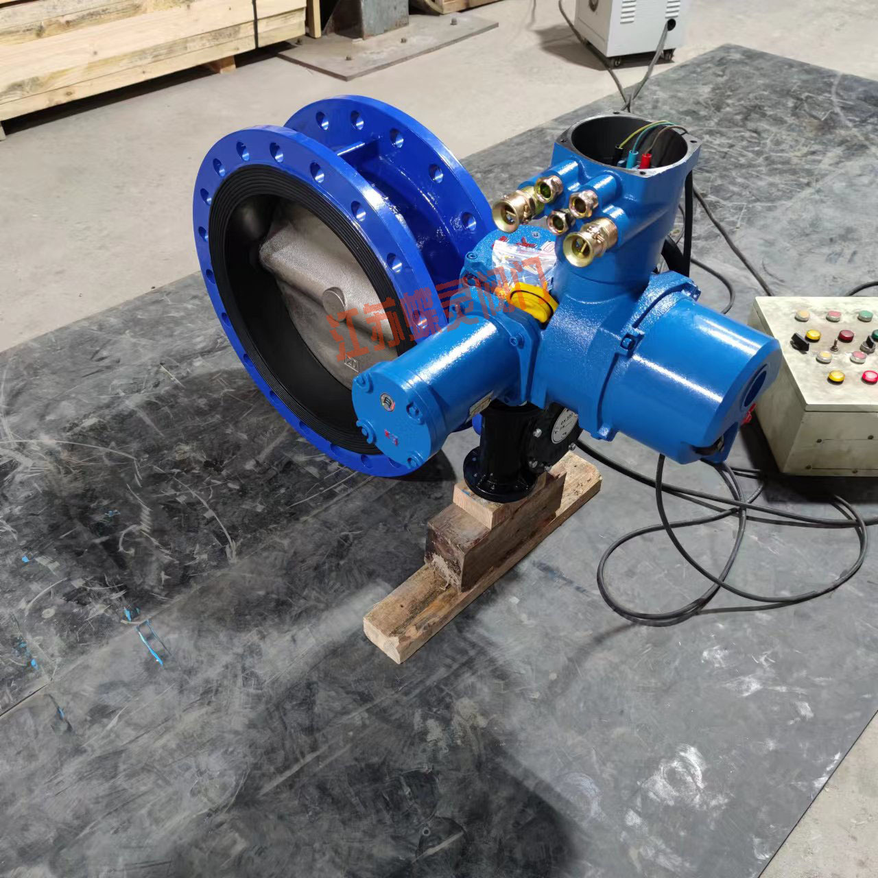 矿用隔爆型瓦斯电动蝶阀 MDK941X-16C DN700瓦斯管道电动蝶阀