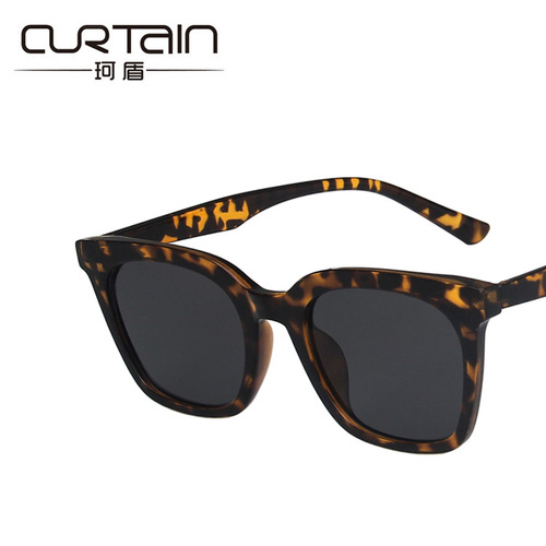Square small frame sunglasses  new Korean style fashion sunglasses trend internet celebrity same style Xiaohongshu sunglasses