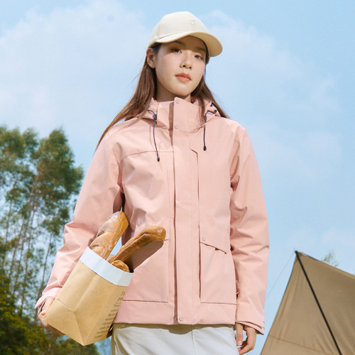  new down jacket for men and women, three-in-one outdoor warm autumn and winter cold-proof clothing for couples