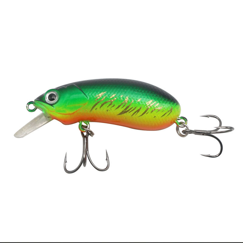 Cebo sumergido de Mino Luya Cebo de tiro lejano Cebo de Mino Lubina Pez mandarín con gancho reforzado 3x