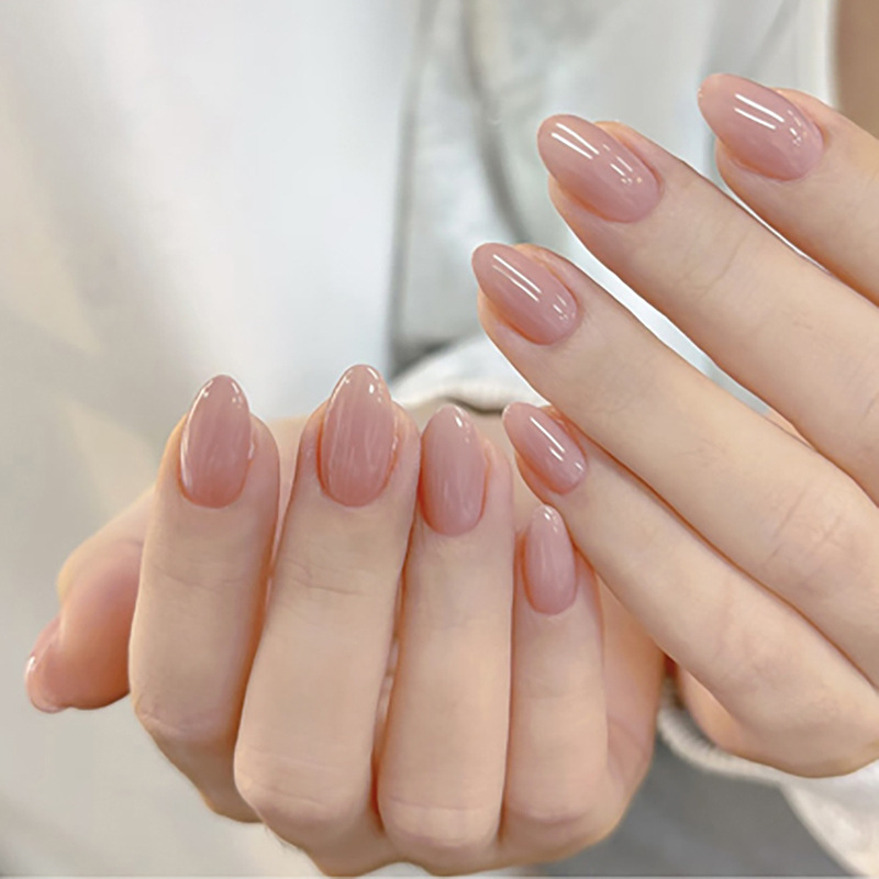 Cs-242 Transparent Pink Short Round False Nails Ice Transparent Jelly Pink Pure Desire Natural Gentle 30 Pieces Wearable Nail Tips Wholesale Cs-242 Transparent Pink Short Round False Nails Ice Transparent Jelly Pink Pure Desire Natural Gentle 30 Pieces Wearable Nail Tips Wholesale