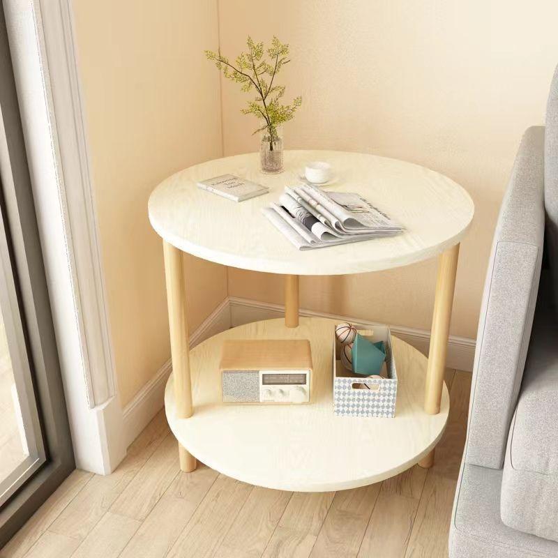 화이트 메이플 [60*60*53] 라운드 더블 레이어