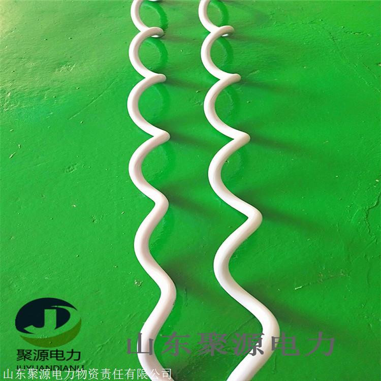 通信光缆减震金具 ADSS光缆用防震鞭 PVC材质 螺旋式LFL防震鞭
