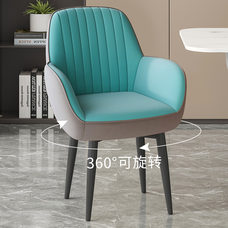 전면 레이크 블루 [벨벳] 올 블랙 탄소강 회전 가능