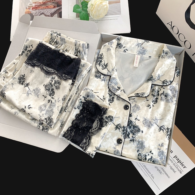 5049#레이스 블랙 로즈 - 여성용