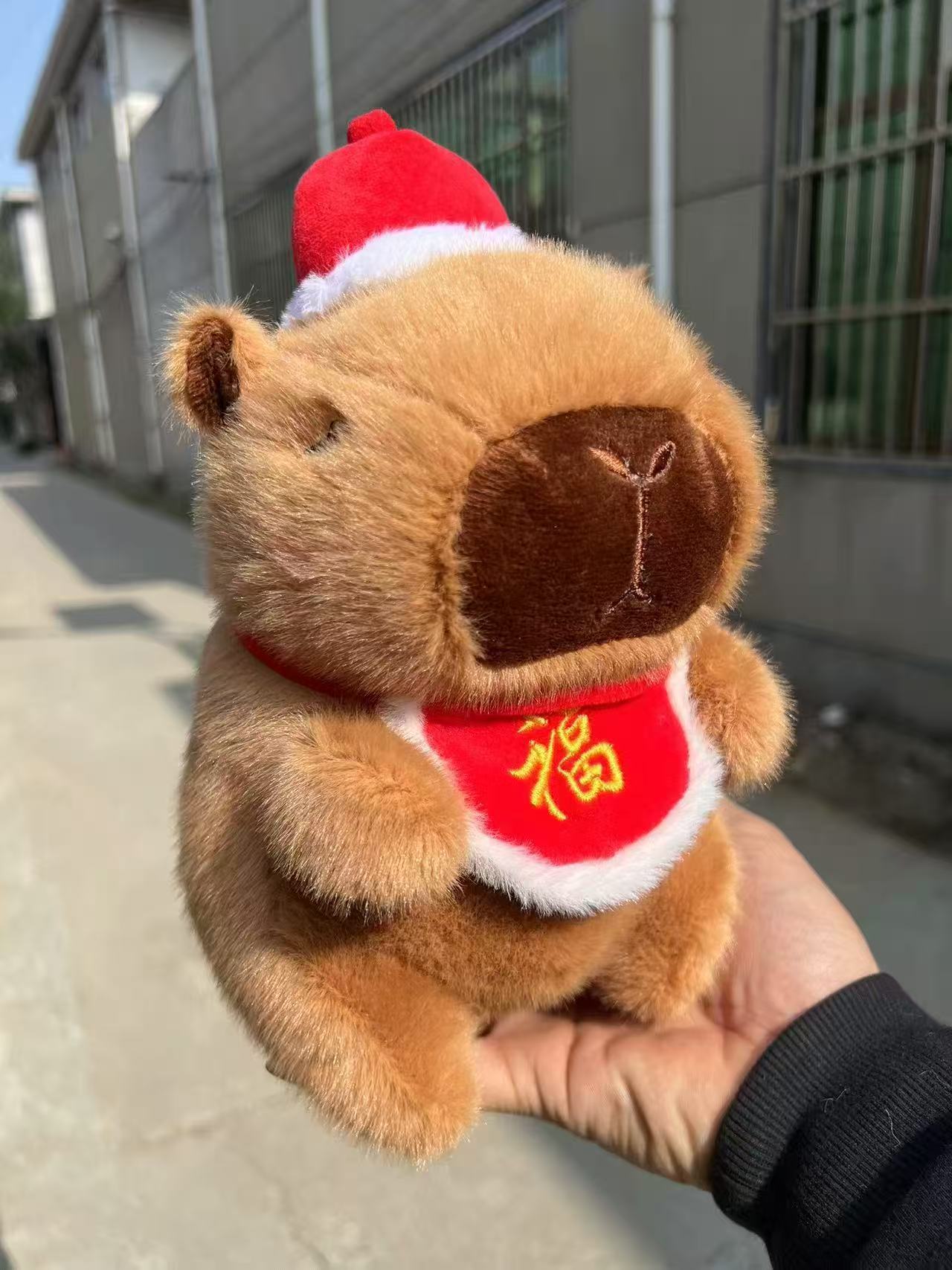 Año Nuevo transfronterizo muñecas de Navidad capibara muñecas de peluche muñecas de agua muñecas de decoración de Navidad muñecas al por mayor