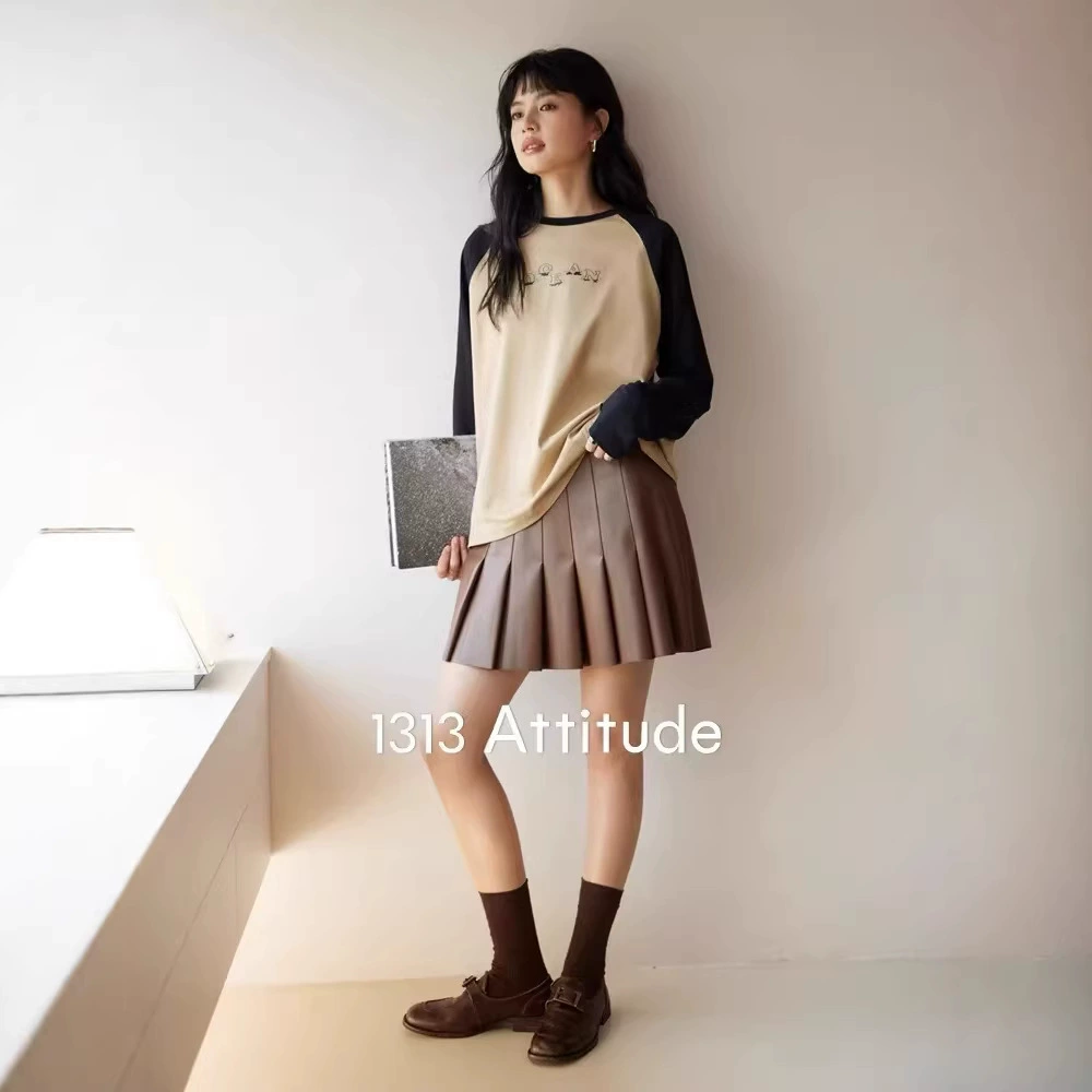 Реальный выстрел новая весна цвет соответствия с длинным рукавом кормящих одежда 2306