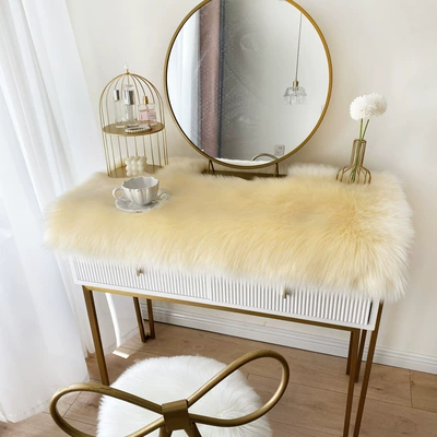 Coffee Table Tablecloth, Car Carpet - beige-4040cm-square