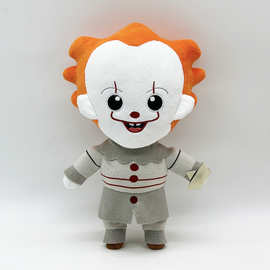 跨境新品 IT Pennywise Horror Phunny欢迎来到德里毛绒玩偶公仔
