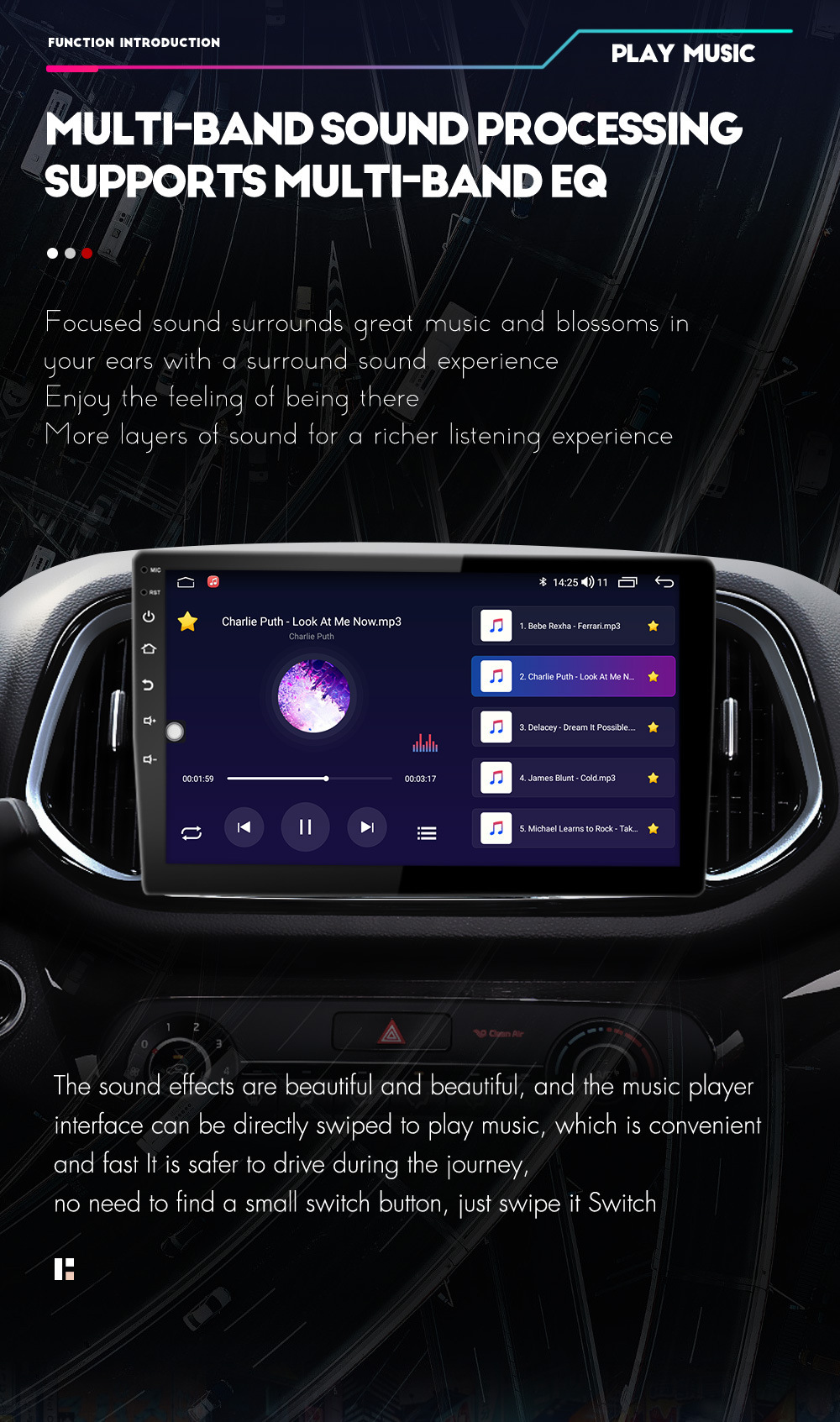 Dingwei Ts10 Host 7/9/ 10inch Large Screen Versatile Frame Universal Android Navigation Machine Car Gps Navigation