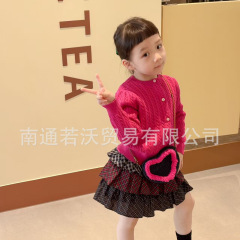 【现货】25秋上新  女童复古格纹百搭蛋糕裙裤