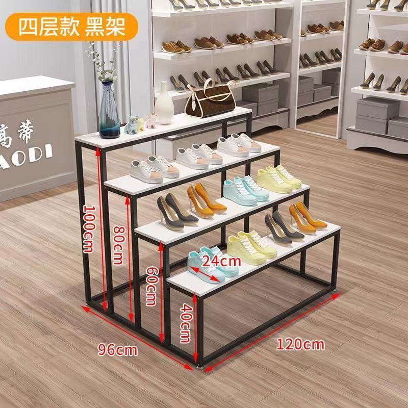 鞋店中岛展示台商场包包展示架鞋架流水台花店化妆品陈列架置物架|undefined