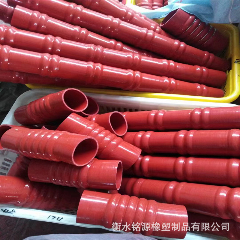 汽车硅胶弯管 硅胶管 夹线硅胶管 耐高温汽车暖风管  挤出硅胶管