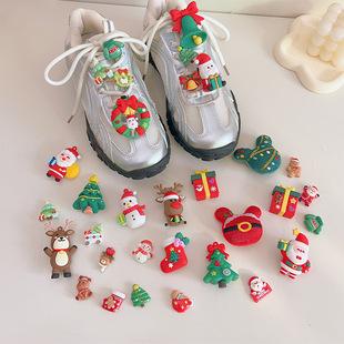 Shoelace Buckle, Shoe Flower, Christmas Shoelace Decoration, Cross-Border Hot Sale, DIY Shoe Accessories, Cross-Border Hot Sale New Products