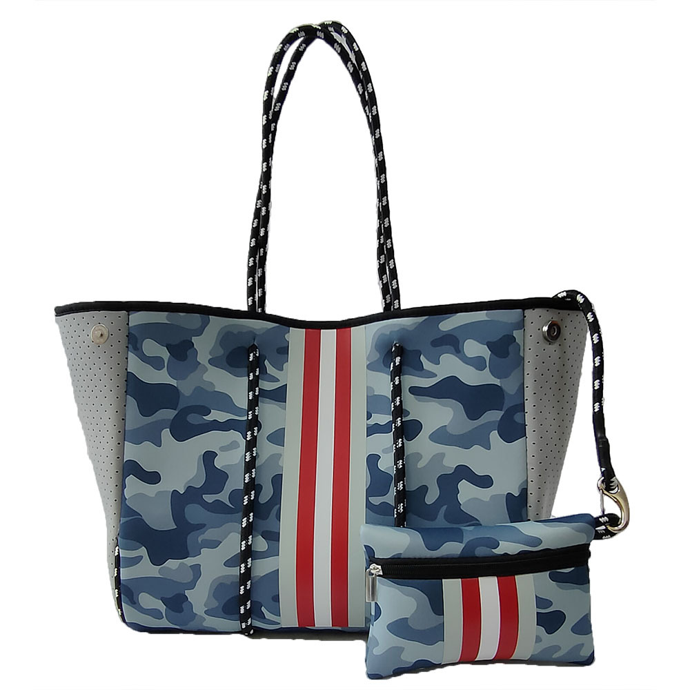 Bolsa perforada de material de buceo, bolsa de playa madre-hijo, bolsa de gimnasio, bolsa de hombro para deportes acuáticos y ocio, impermeable