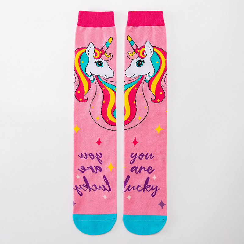 Letters rainbow horse