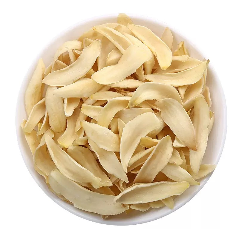Dried Longya Lily Bulb Slices 500g Bai He Traditional Herbal Ingredient for Soups Teas and Congee in use