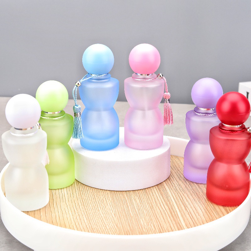 F113 - Botellas de perfume recargables con tapón de rosca al por mayor, botellas de perfume vacías de 30 ml, botellas de vidrio para muestras, reemplazo, viajes, cosméticos