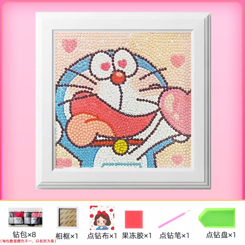 Nuevo dibujo de diamante infantil de labu diy pegatinas de diamante con marcos de fotos hechas a mano diy puzzle pegatinas de mampostería image 220