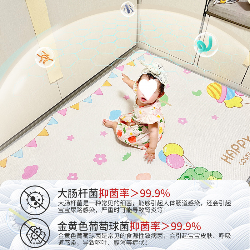 宝宝加厚爬行垫爬爬垫可折叠婴儿童泡沫地垫隔凉家用卧室垫子|undefined