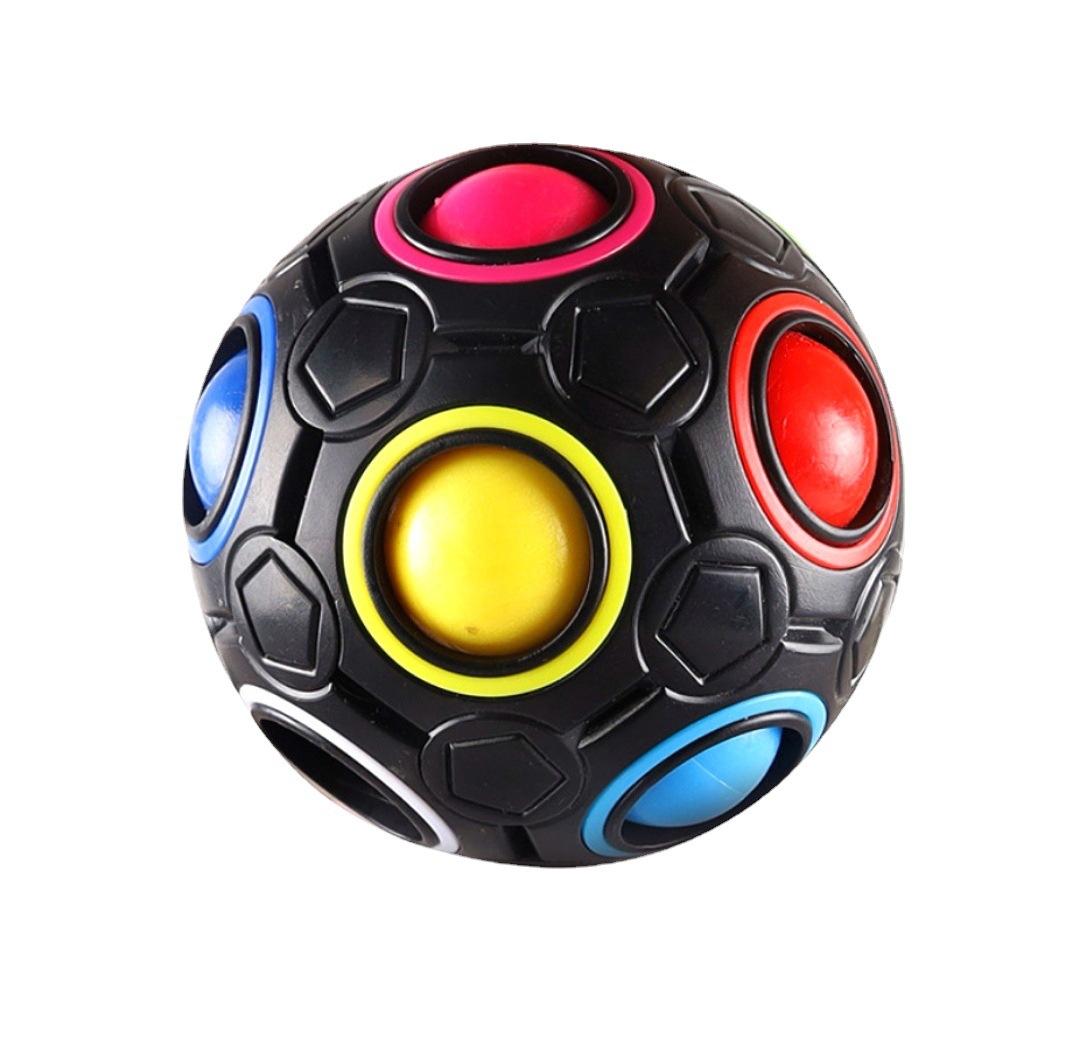 Caja de color mágica del cubo del fútbol de la bola del arco iris de LA BOLA MÁGICA del arco iris