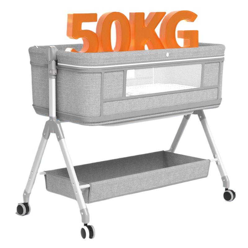 Cama de bebé móvil portátil cama de bebé plegable multifuncional cama de cuna cama de bebés con ruedas