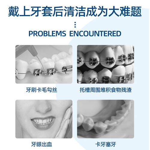 Xiaolu Mama Orthodontic Toothbrush L+U Type Braces Brush Orthodontic Braces Brush Orthodontic Soft Bristle Toothbrush Wholesale