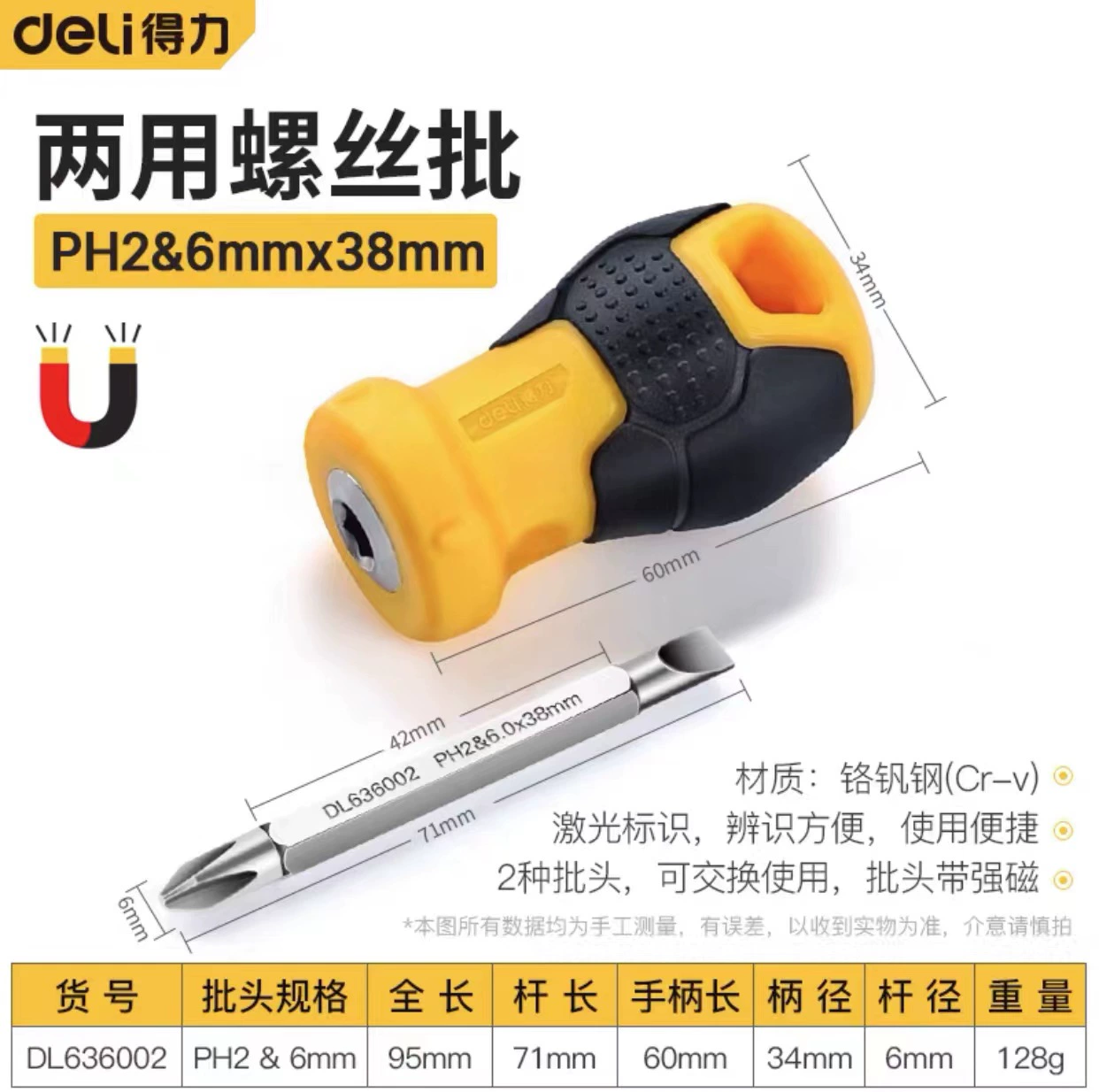 Отвертка Kléй? — оригинал:得力 Screwdriver, set — перевод: Набор отверток Deli? Hmm better: Набор отверток Deli? The word 得力 is brand 